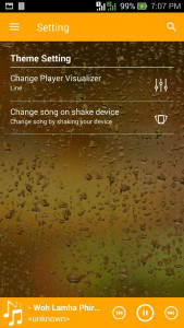 اسکرین شات 4 برنامه Music player HD