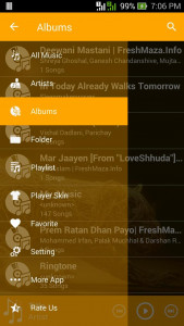 اسکرین شات 1 برنامه Music player HD