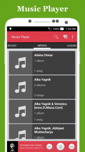 اسکرین شات 2 برنامه Music Player