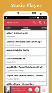 اسکرین شات 3 برنامه Music Player