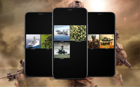 اسکرین شات 1 برنامه Military Wallpapers