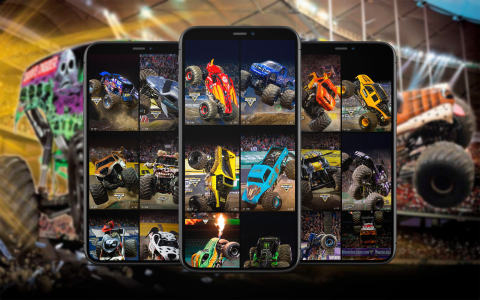 اسکرین شات برنامه Monster Truck Wallpapers 1