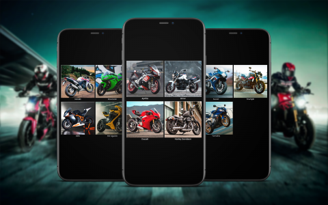اسکرین شات برنامه Motorcycles Wallpapers 1