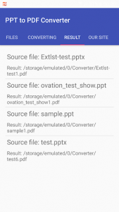 اسکرین شات برنامه PPT to PDF Converter 6