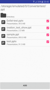 اسکرین شات برنامه PPT to PDF Converter 2