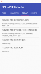 اسکرین شات برنامه PPT to PDF Converter 5
