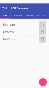 اسکرین شات برنامه Spreadsheet (XLS, XLSX, ODS, CSV) to PDF Converter 1