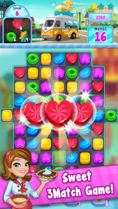 اسکرین شات 2 بازی Food Crush