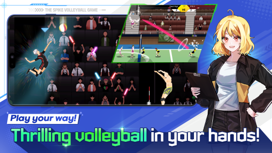 اسکرین شات 1 بازی The Spike Cross - Volleyball