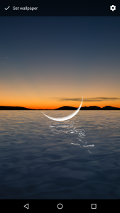 اسکرین شات برنامه Moon Over Water Live Wallpaper 3