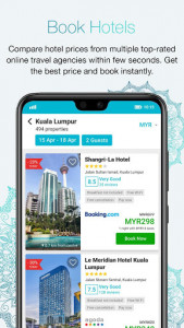 اسکرین شات برنامه Flights, Hotels, Activities Travel Deals - Meembar 2