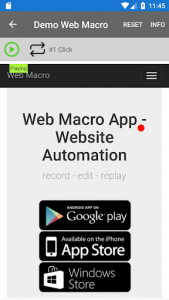 اسکرین شات برنامه Web Macro Bot (record | edit | replay) NO ROOT 4