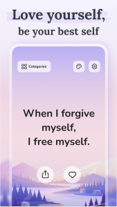اسکرین شات 3 برنامه Daily Affirmations: Motivation