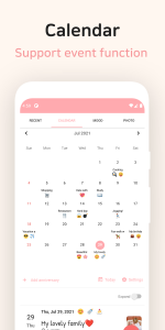 اسکرین شات برنامه DailyLife - My Diary, Journal 2