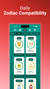 اسکرین شات 2 برنامه Love Horoscopes & Astrology