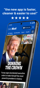اسکرین شات 1 برنامه Daily Mail: Breaking News