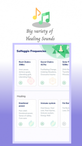 اسکرین شات برنامه Healing Sounds, Binaural Beats, & Sound Therapy 5