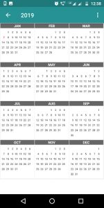 اسکرین شات برنامه Calendar Daily - Planner 2020 1