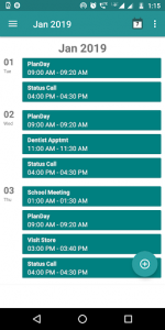 اسکرین شات برنامه Calendar Daily - Planner 2020 3