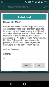اسکرین شات برنامه Resume PDF Maker / CV Builder 7