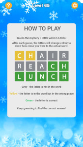 اسکرین شات 4 بازی Word Challenge-Daily Word Game