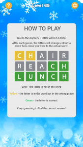 اسکرین شات 4 بازی Word Challenge-Daily Word Game