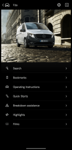 اسکرین شات برنامه Mercedes-Benz Guides 4