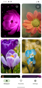 اسکرین شات 2 برنامه Flower Wallpaper