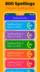 اسکرین شات بازی Ultimate English Spelling Quiz : New 2020 Version 3