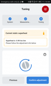 اسکرین شات برنامه TXV Superheat Tuner 3