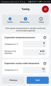 اسکرین شات برنامه TXV Superheat Tuner 2