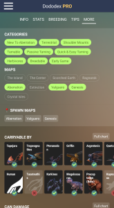 اسکرین شات 3 برنامه Dododex: ARK Survival Ascended