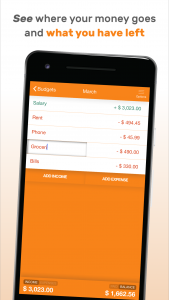 اسکرین شات برنامه Fudget: Budget and expense tracking app 3