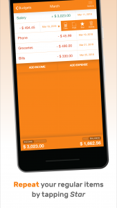 اسکرین شات برنامه Fudget: Budget and expense tracking app 4