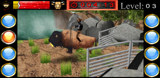 اسکرین شات بازی Bull Riding Challenge 3 5