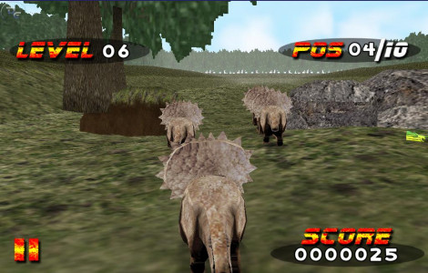 اسکرین شات بازی Jurassic Race 3