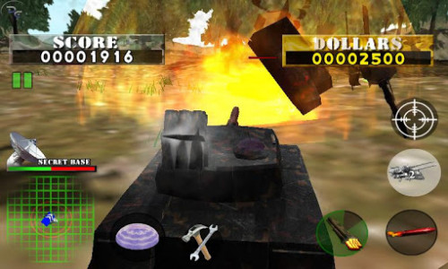 اسکرین شات بازی Tank War Defender 1