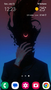 اسکرین شات 2 برنامه Dark Person Wallpaper