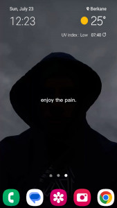 اسکرین شات 1 برنامه Dark Person Wallpaper