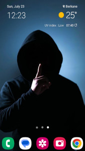 اسکرین شات 6 برنامه Dark Person Wallpaper