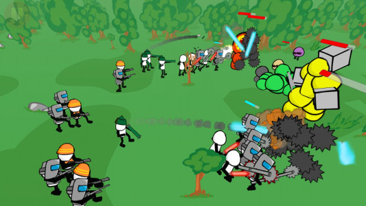 اسکرین شات 5 بازی Stickman Gun Battle Simulator
