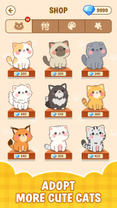 اسکرین شات 4 بازی Cat Time : Cute Cat 3 Tiles