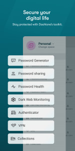 اسکرین شات برنامه Dashlane Password Manager 4