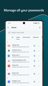 اسکرین شات 5 برنامه Dashlane Password Manager