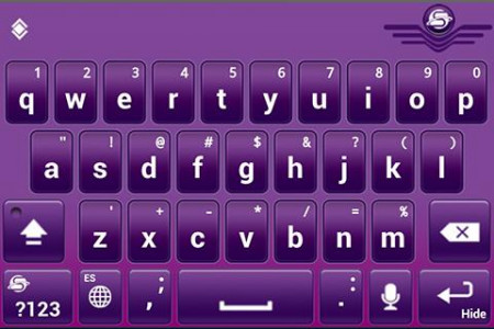 اسکرین شات برنامه SlideIT Spanish Pack 4