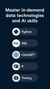 اسکرین شات 4 برنامه DataCamp | Data, AI and Coding