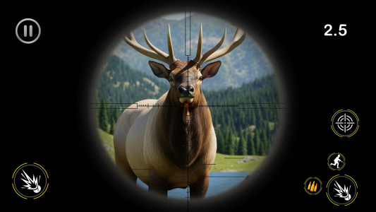 اسکرین شات 2 برنامه Deer Hunter Wild Hunting Games