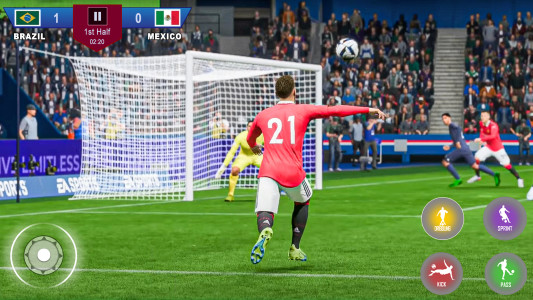 اسکرین شات 6 بازی Football Games 2026 Real Kick