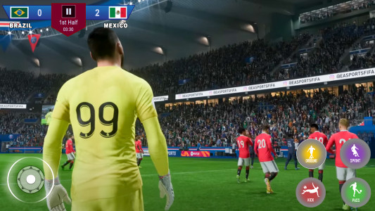 اسکرین شات 2 بازی Football Games 2025 Real Kick