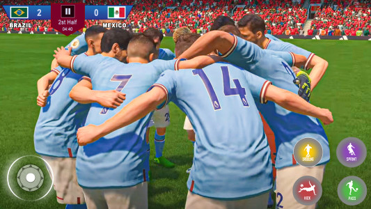 اسکرین شات 3 بازی Football Games 2026 Real Kick